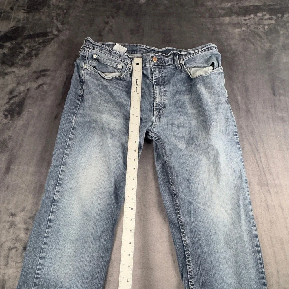 Levi's Jeans Mens 34x28 Blue WaterLess Straight Leg Denim 2408